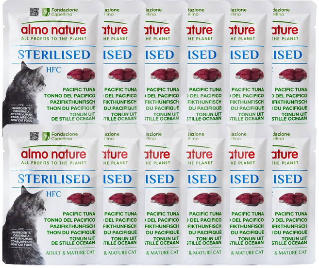 알모네이쳐 스테럴라이즈드 파우치, 24개, 50g, 태평양참치