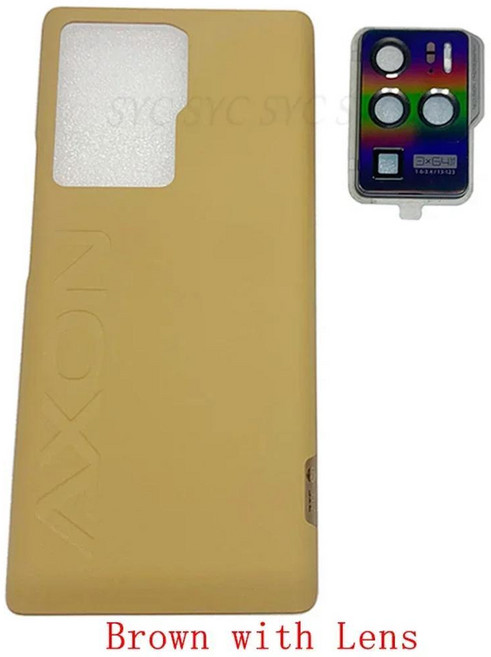 커버 접착 스티커 수리 부품 후면 백 도어 케이스 하우징, 1개, Color: 4. Brown with Lens