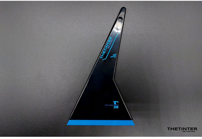 파워 테크스퀴지 블레이드헤라 블루맥스고무 우레탄헤라 틴팅공구 썬팅도구 용품, 블루, 1개