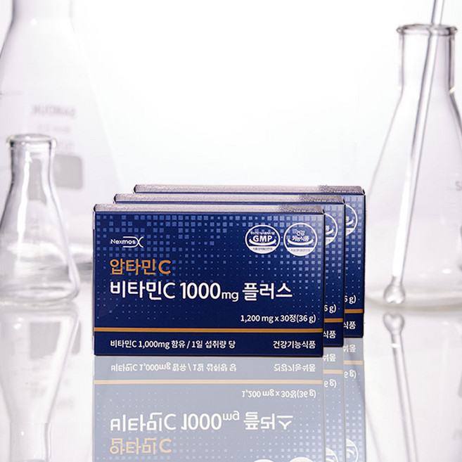 (넥스모스 공식 본사직영) 압타민C 비타민C 1000mg 플러스, 3세트, 30정