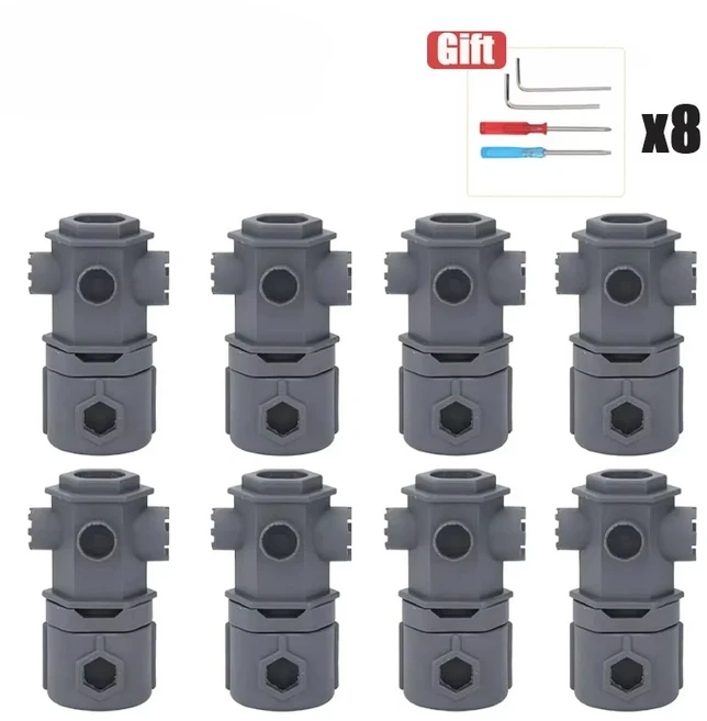 1-8PCS 수도꼭지 다기능 스패너 주방 싱크 버블 러 특수 풀기 장치 주둥이 제거 범용 주방 액세서리, 02 Grey-8PCS