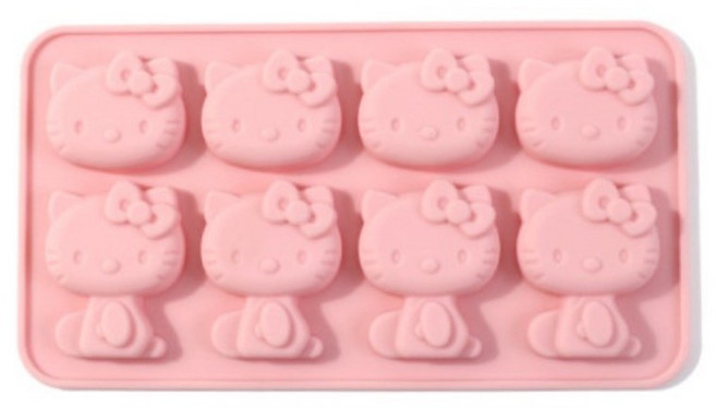 드모크 실리콘몰드 미니키티몰드 8구 석고 비누몰드