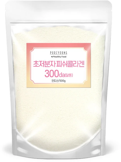 퓨어영 저분자피쉬콜라겐 300달톤da 500g, 1개 - 쿠팡