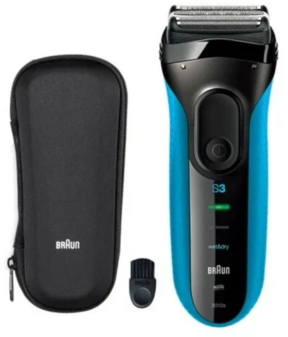 브라운 전기 면도기 3 시리즈 ProSkin 3040S 트리머 100-240v가 있는 남성용 왕복, 02 3010S