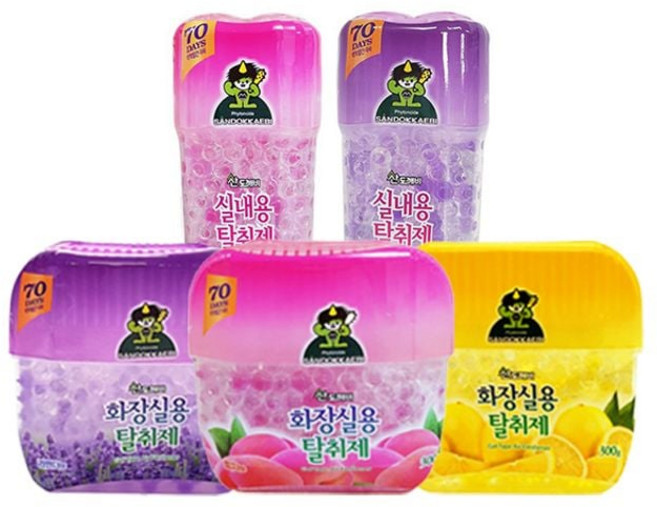 산도깨비 실내용 화장실용 탈취제 방향제 가정용 업소용, 화장실용_피치