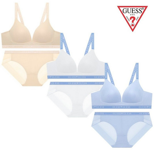 게스 언더웨어 메쉬 노와이어 브라팬티세트 3종 택1 GDWBR211GDWBP211 KWS281 VFB481
