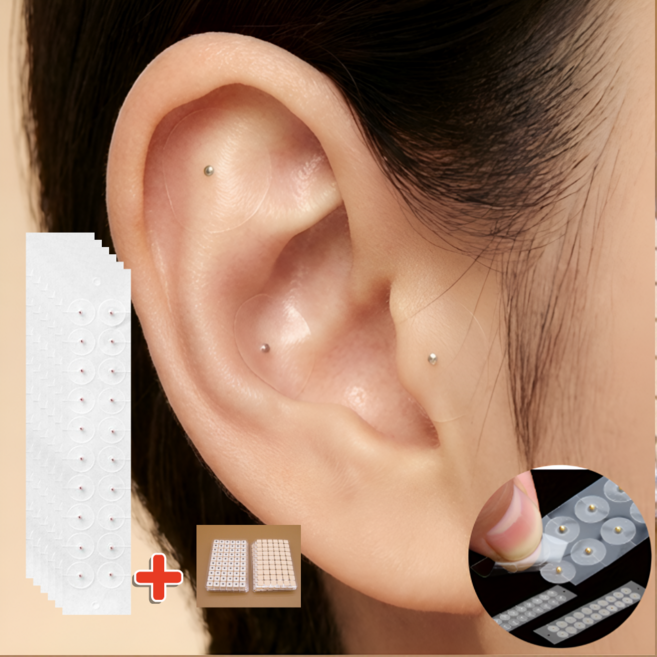 린델 티 안나는 투명 귀지압패치 100매+일반패치600매, 투명골드+일반, 700개