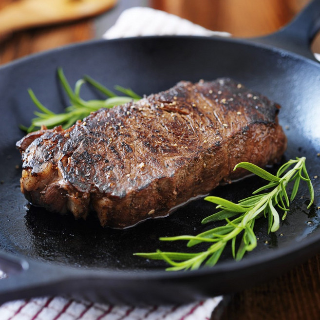 [마블플러스] 마블플러스 미국산 채끝 등심 스테이크 블랙앵거스 소고기, 250g, 1개