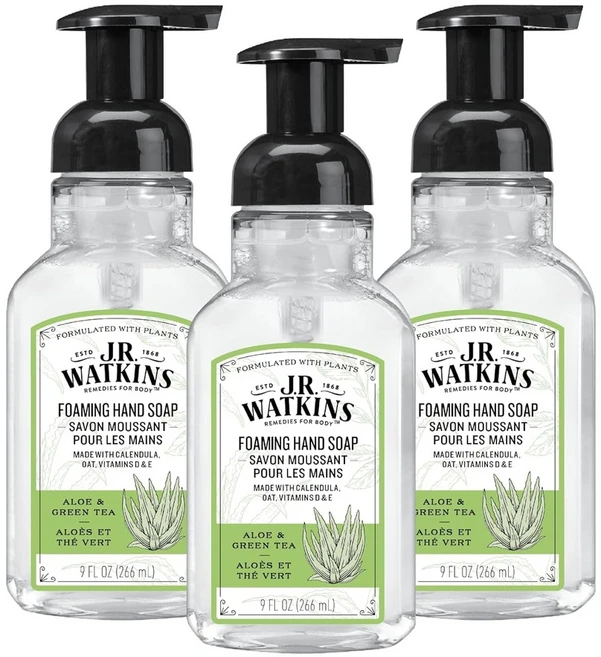 제이알와킨스 포밍 레몬 핸드워시 모이스처라이징 손 세정제 3개, 1세트, 266ml - 쿠팡