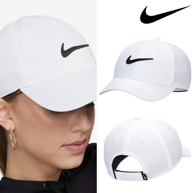 나이키 드라이 핏 클럽 스우시 캡, 화이트, 1개