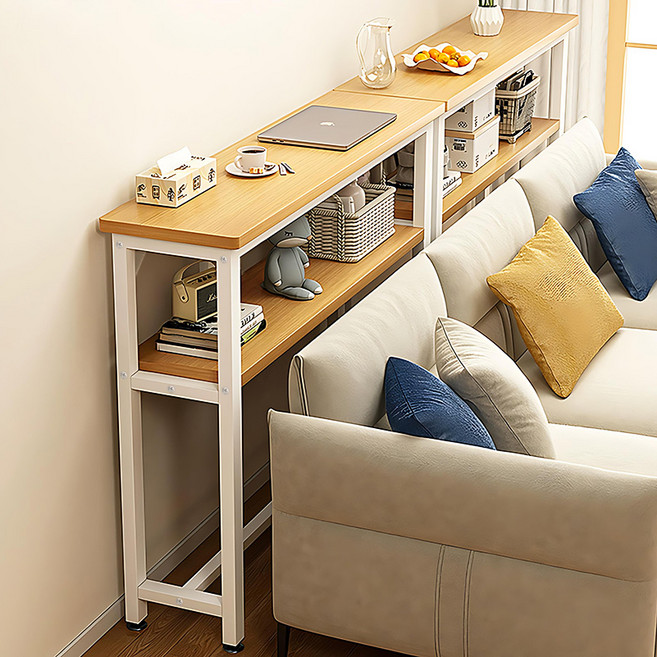 홈컴 틈새장 거실 쇼파 침대 틈새 수납장 슬림 선반 사이드 테이블