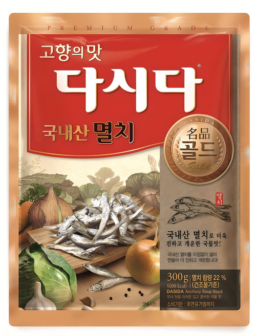 다시다 명품 골드 멸치, 300g, 1개