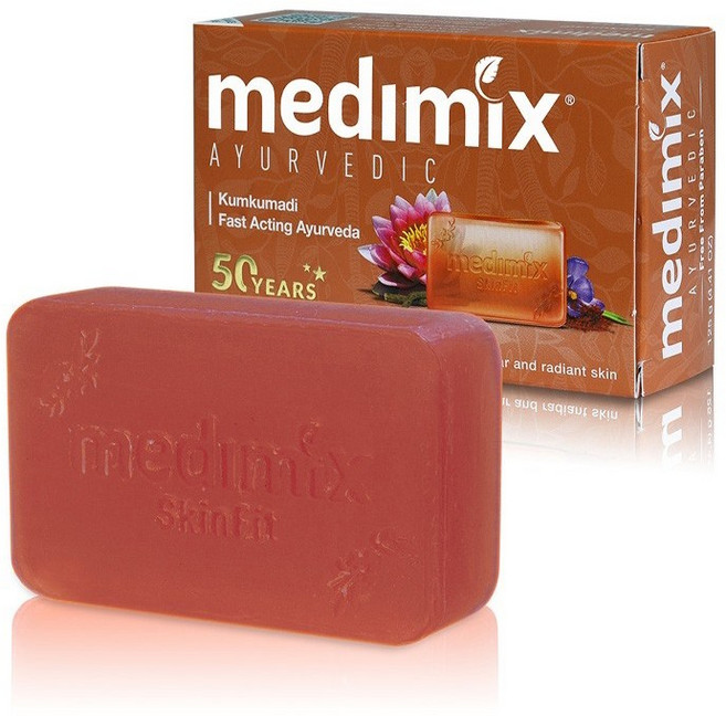 Medimix藏紅花美肌皂 溫和潔淨提亮膚色 改善暗沉 恢復光澤, 1PIECE