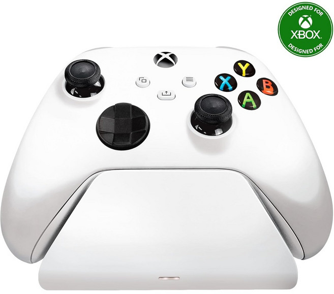 미국 레이저 엑스박스용 무선 컨트롤러 충전거치대 화이트 1개