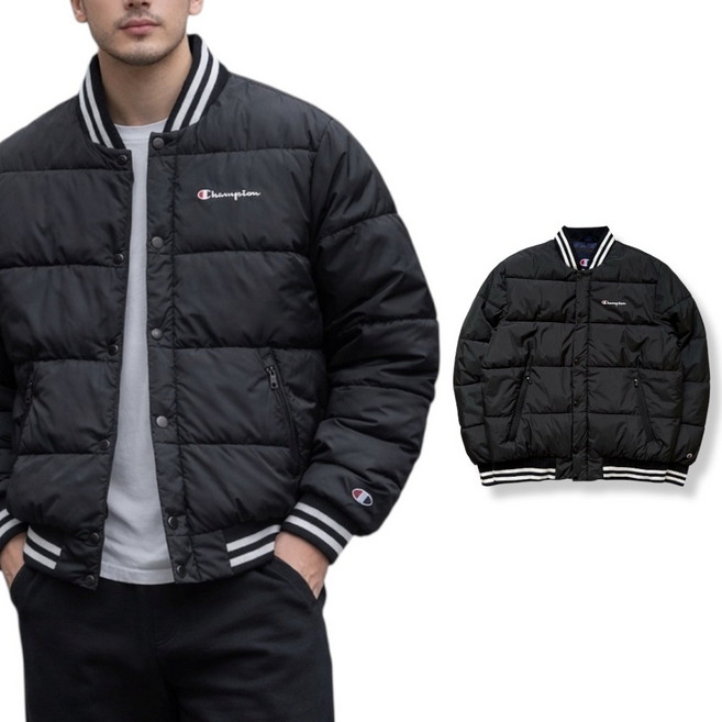CHAMPION 男生 經典字母LOGO 厚款 冬季羽絨外套 夾克
