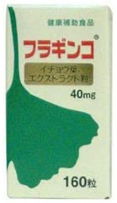 Ginkgo leaf extract 일본직구 프라잉코 은행잎 추출물 160정 2박스 세트, 사이즈