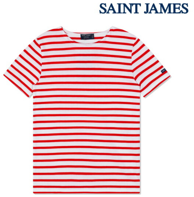 [세인트제임스] 반팔티 레반트 모드 E 스트라이프 여성 2068-KD