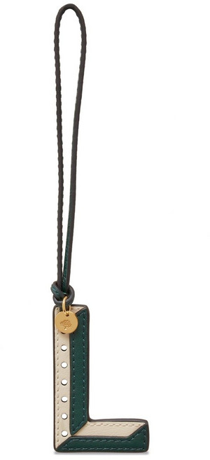 멀버리 투 컬러 레더 키링 - L RK5457/657Z948