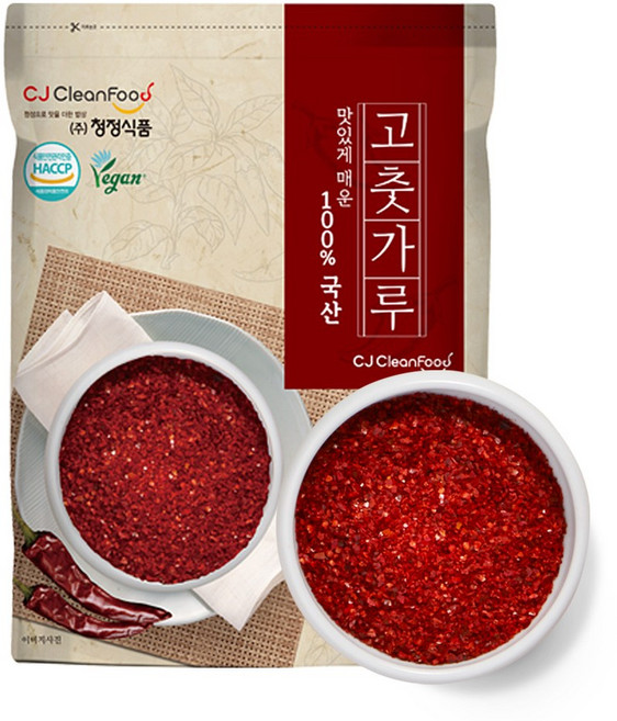 25년 청정식품 HACCP 국산 햇 고춧가루 굵은가루 1kg, 1개