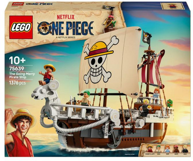 레고 원피스 75639 고잉 메리호 해적선, 혼합색상, 1개