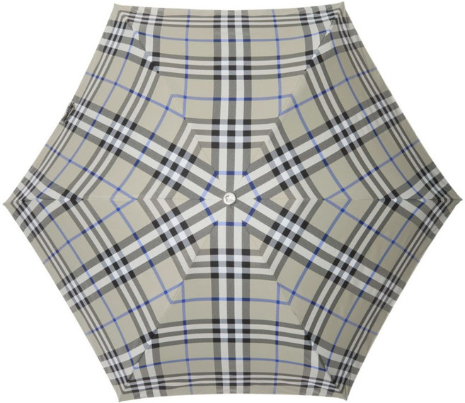 버버리 체크 폴딩 우산