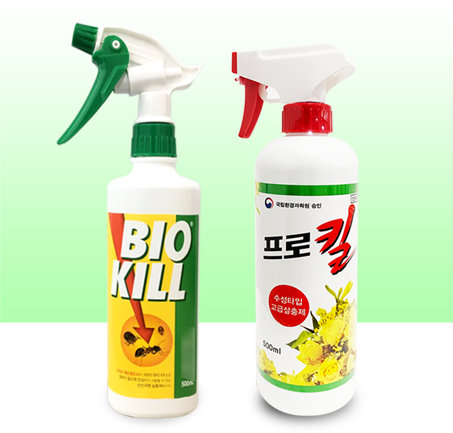 비오킬 500ml + 프로킬 500ml 벌레 퇴치제 살충제 세트, 1세트, 1개