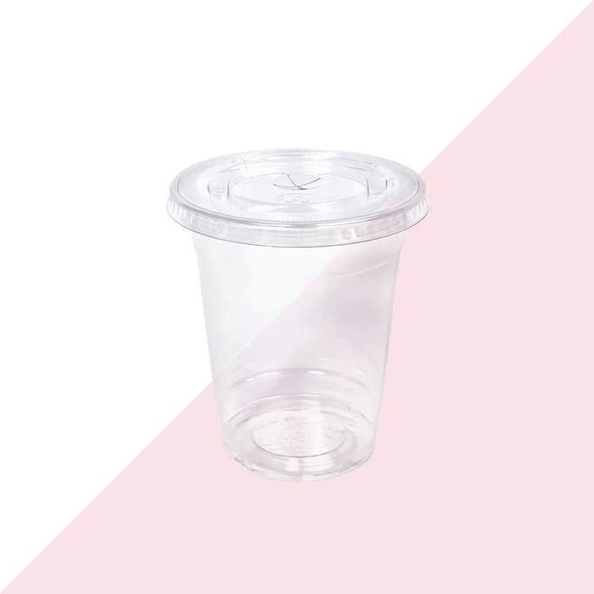 테이크아웃 컵+뚜껑 세트, 1세트, 10개입, 350ml