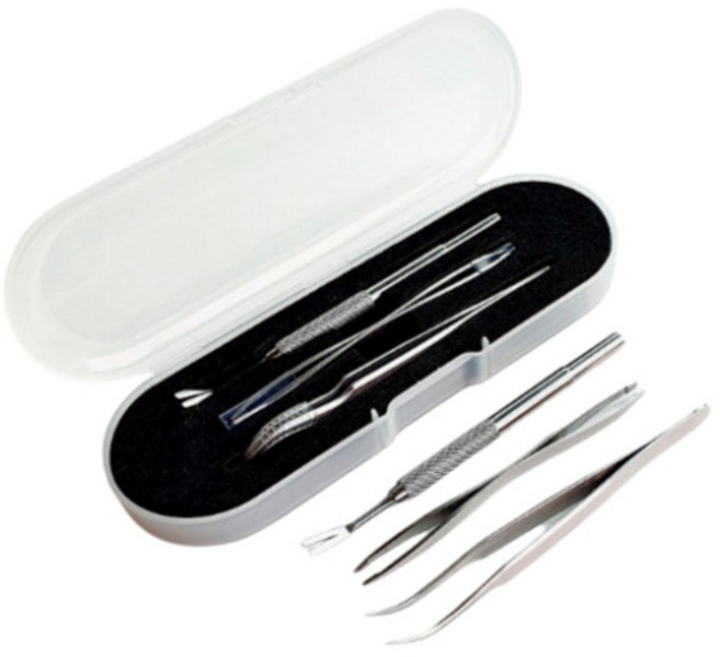 라온플렉스 강아지 고양이 집게 핀셋 3종 세트, 1세트