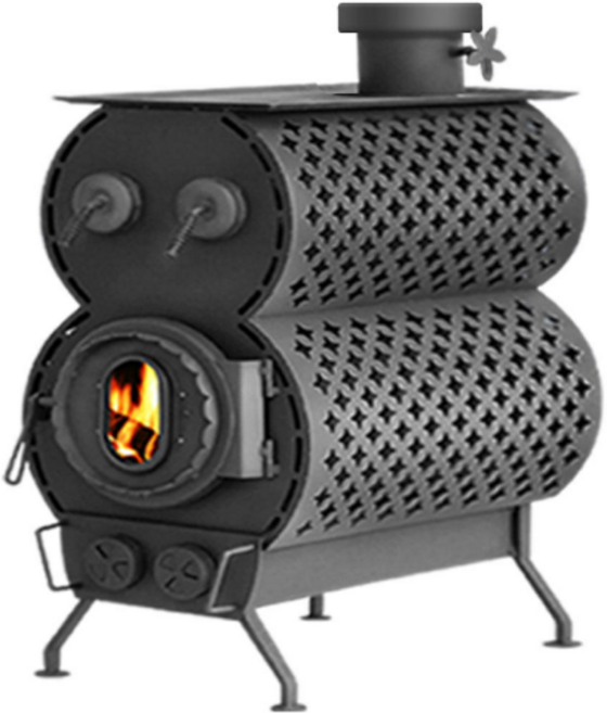 장작 펠릿 대형 화목난로 피넛50