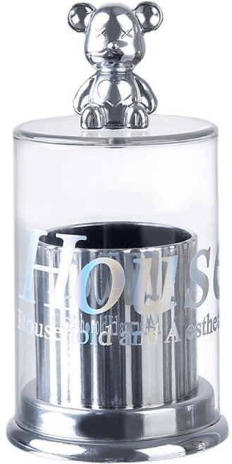 이쑤시개 보관통 뚜껑형 심플, 1개