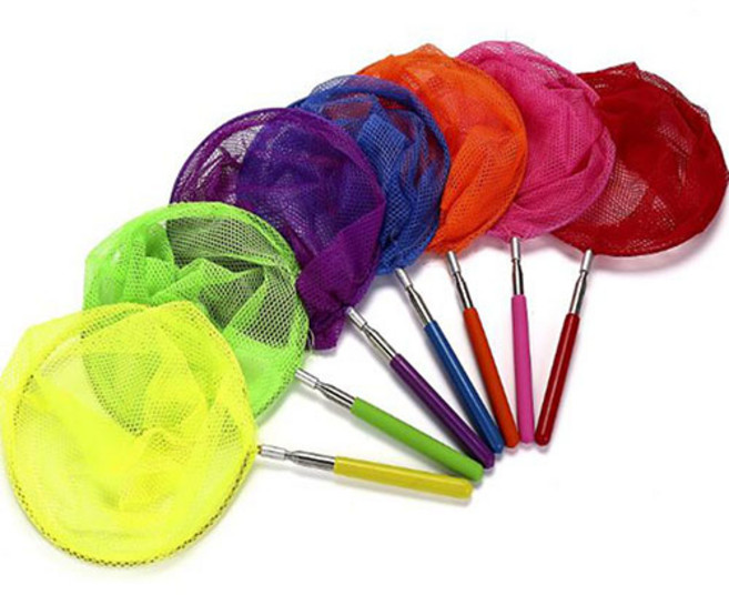 잠자리채 새우 나비 물고기 곤충 채집 망 그물망, 잠자리채 - 색상랜덤, 1개