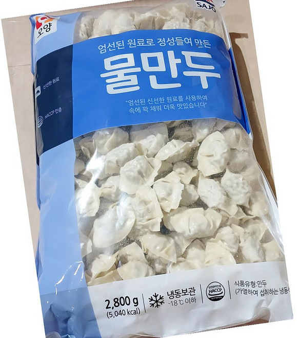 사조오양 물만두 냉동 2.8kg 4개입 만두, 4개