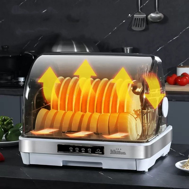 Mochae 살균 소독기 절전형 컵소독기 다용도 보관 소독 건조기 대용량 업소용 살균기 보관함 가정용 소형 적외선살균소독기, 32L