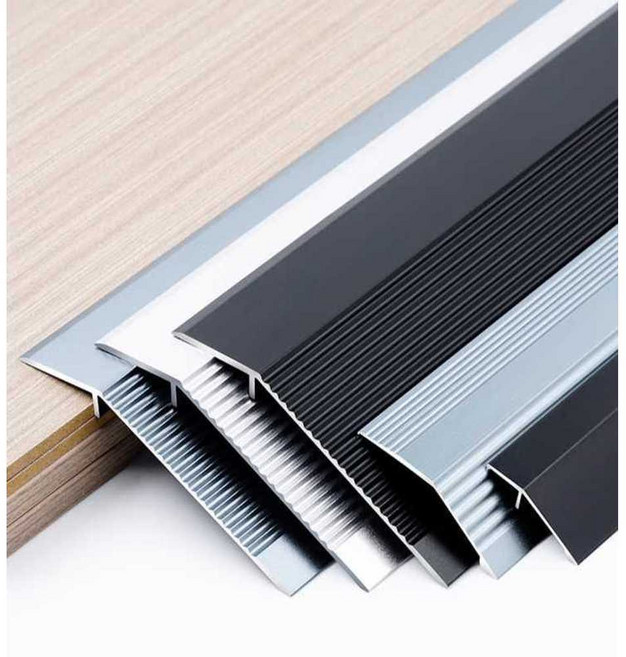 발판 문지방 경사 로봇청소기 단차 휠체어 경사로 마감재 알루미늄 문턱, 6. 메탈그레이 폭3.5cm 길이0.9m, 1개