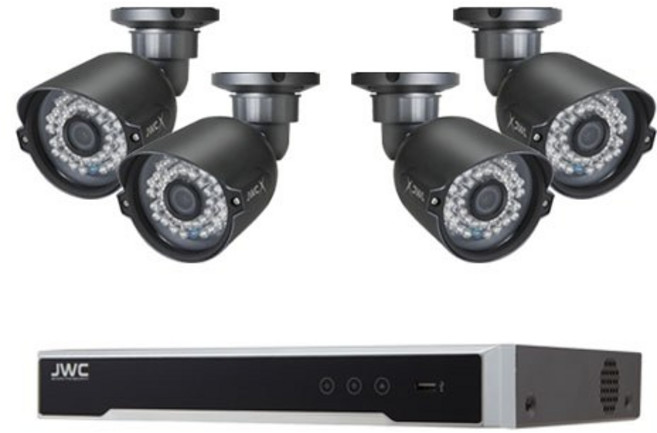JWC CCTV자가설치 400만화소 4채널세트 (하드1테라장착 케이블길이선택가능), 4채널 패키지 20mX2개와 30mX2개, 1개