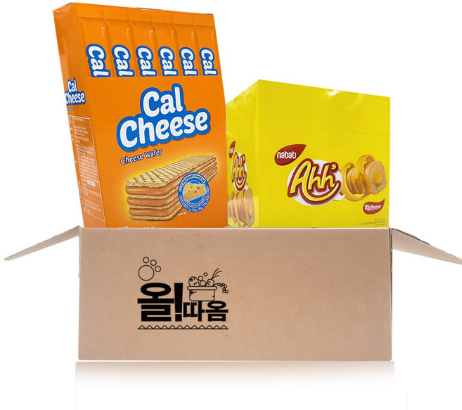 치즈스낵 2종 기획세트(칼치즈웨이퍼 153g+리치즈아하 160g), 1개