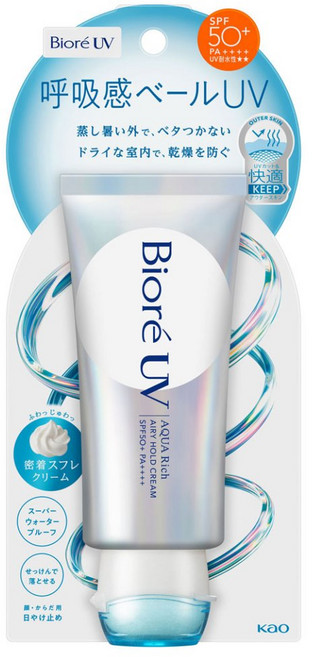 비오레 UV 아쿠아리치 에어리 홀드 호흡감 베일, 70g, 1개