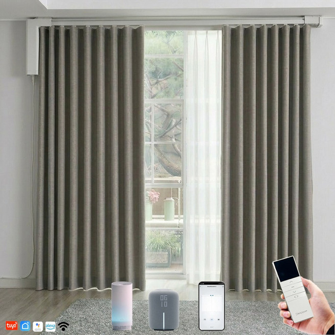 이음 스마트 전동 커튼레일 세트, 레일+모터