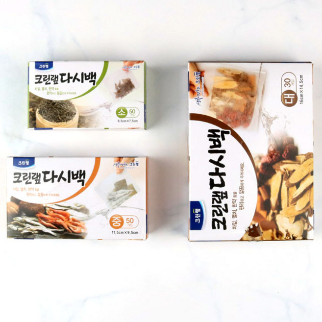 크린랩 다시백 국물 육수 다시팩 소 중 대, 소(S), 30개입, 1개