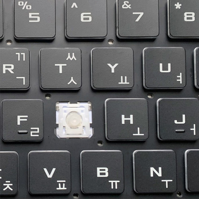 TUF 게임용 키캡 힌지 키보드 교체 FX95G FX705 노트북 FX505G FX95D 클립 FX505 FX95 GL504, 1 Key Cap And Hinge
