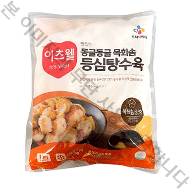 CJ 이츠웰 동글동글 목화솜 등심탕수육 1KG, 1개