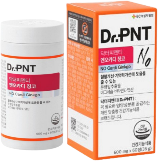 닥터피엔티 엔오카디징코 비니트록스 혈액순환개선, 60정, 2개