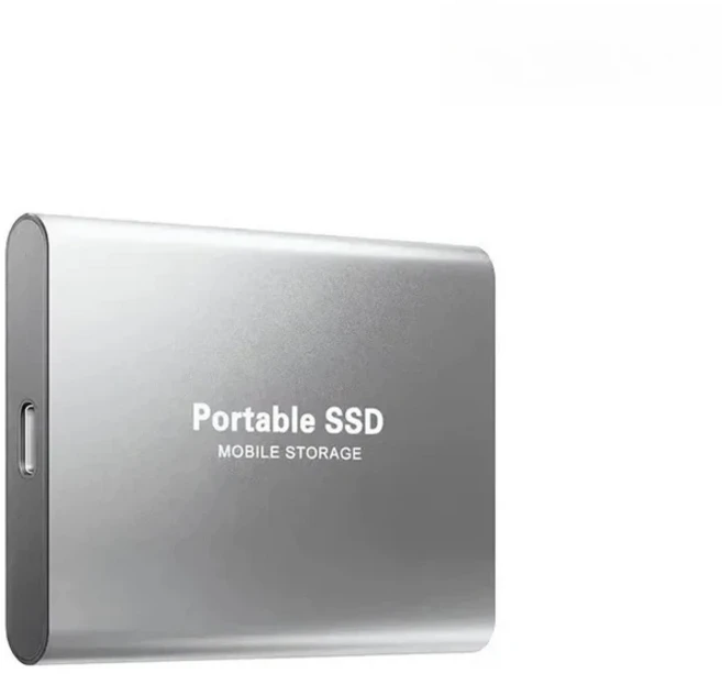 휴대용 하드 드라이브 16TB 솔리드 디스크 고속 외장형 PC전화Loptop용 USB 3.1 Type-C 스테이트, 02 Silver  16GB