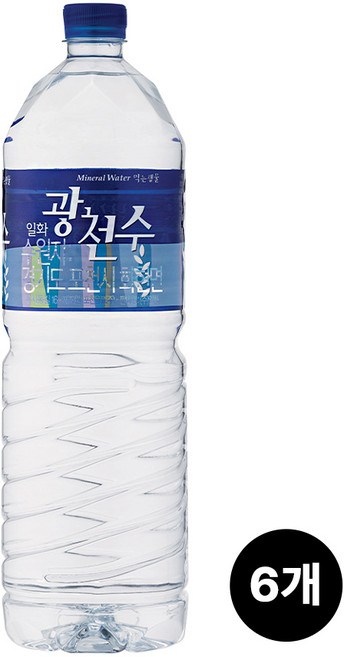 일화 광천수 2.0L 6개입 BOX 식품 > 생수/음료 생수/탄산수 기타생수, 6개, 2L