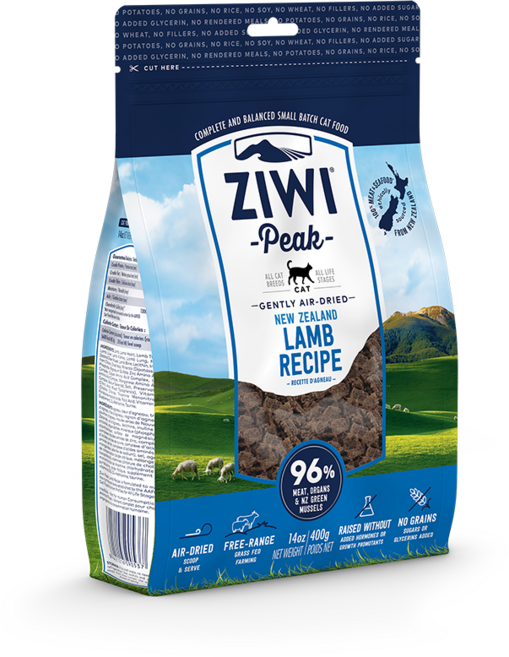 巔峰 ZiwiPeak 鮮肉貓飼料 經典系列 羊肉, 400g, 1個, 混合口味
