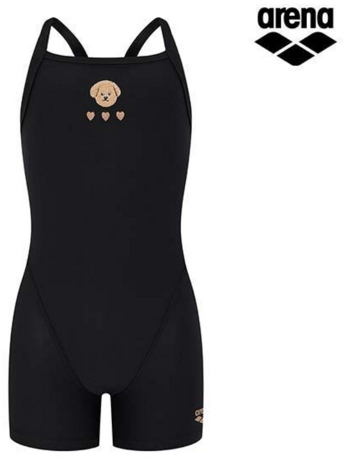 아레나 컬리팜 아동 3부 반신 드롭백 A6SG1GL01-BLK