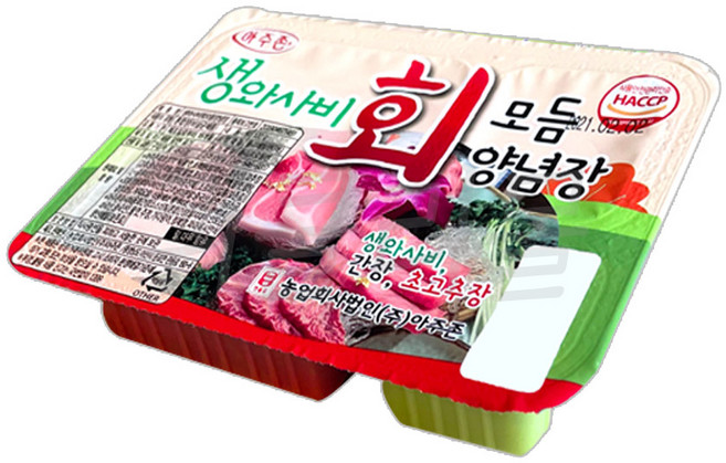 아주존 생와사비 회모듬 양념장, 120g, 10개