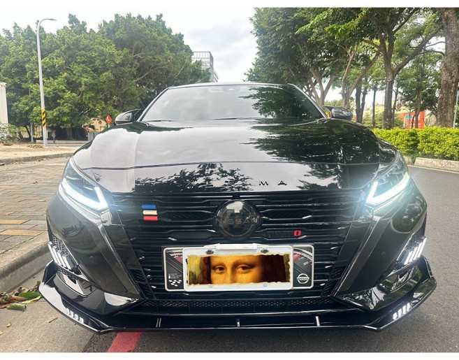 日產 L34 ALTIMA LED日行燈霧燈罩總成 3色流水方向燈, 1個