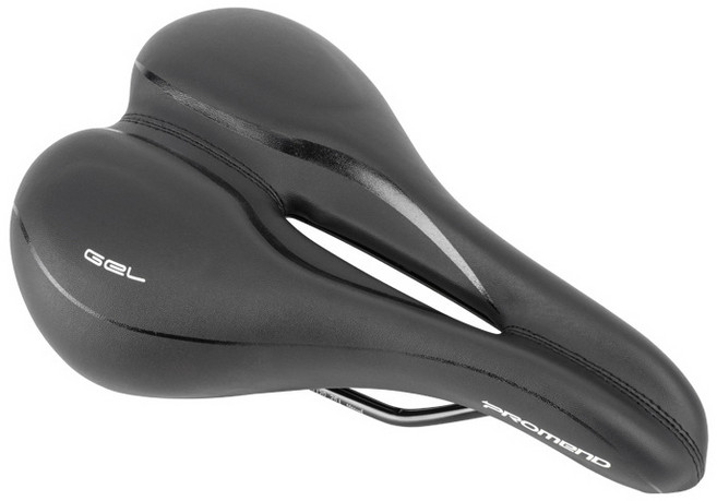 로드 MTB 자전거 무통증 전립선 젤 쿠션 안장, 1개, 블랙