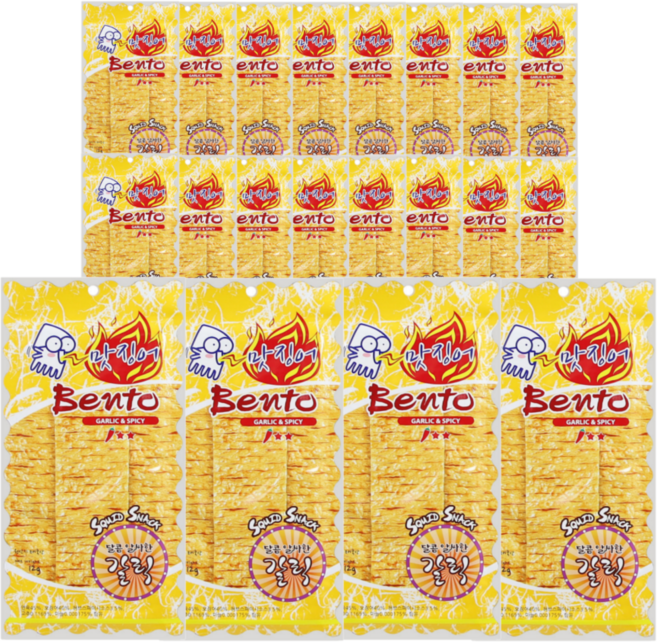 벤토 맛징어 갈릭앤스파이시, 20개